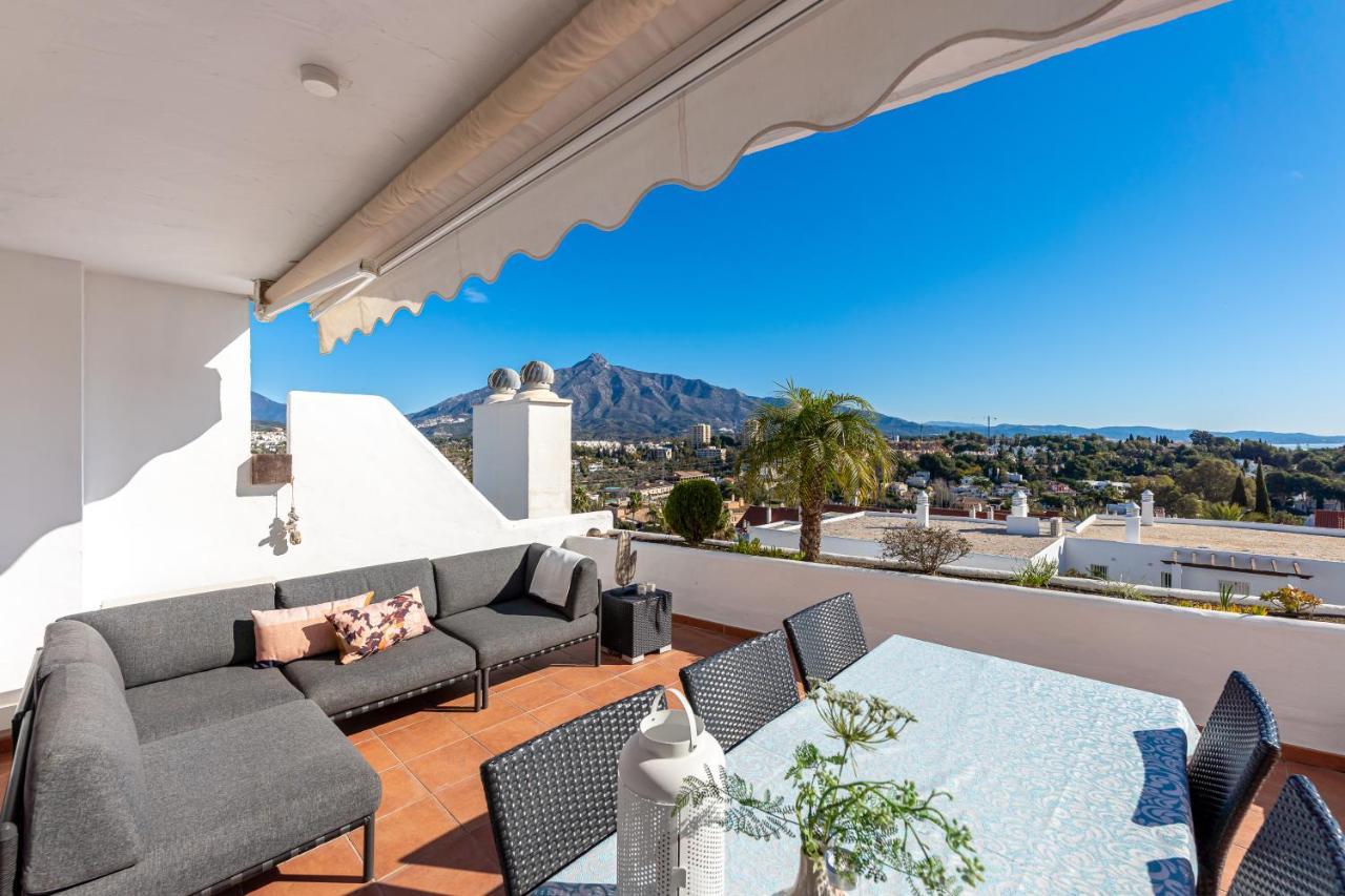2 Bedroom With Sea And Mountain Views, Pool Marbella Kültér fotó
